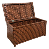 Imagem da oferta Baú Cesta Caixa Organizadora De Fibra Sintética 70x40x40