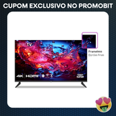 Imagem da oferta Smart TV HQ 60" 4K tela sem bordas design Slim HQS60NKHM