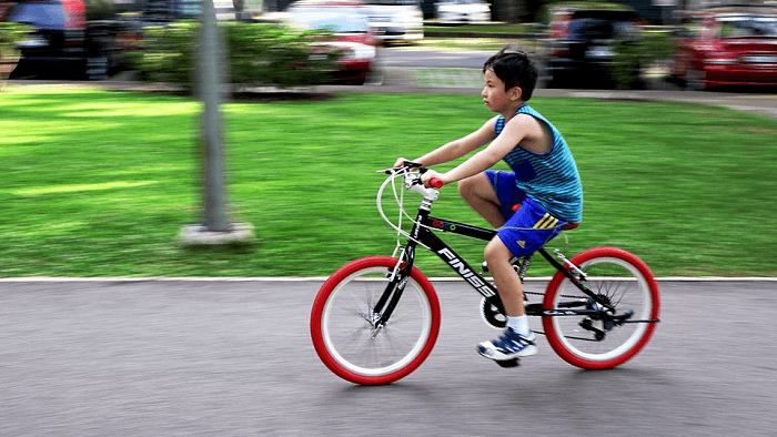 Bicicleta Infantil Para Meninas De Até 7 Anos Com Rodinhas Tamanho Do  Quadro Crianças De 3 A 7 Anos Cor Azul-claro