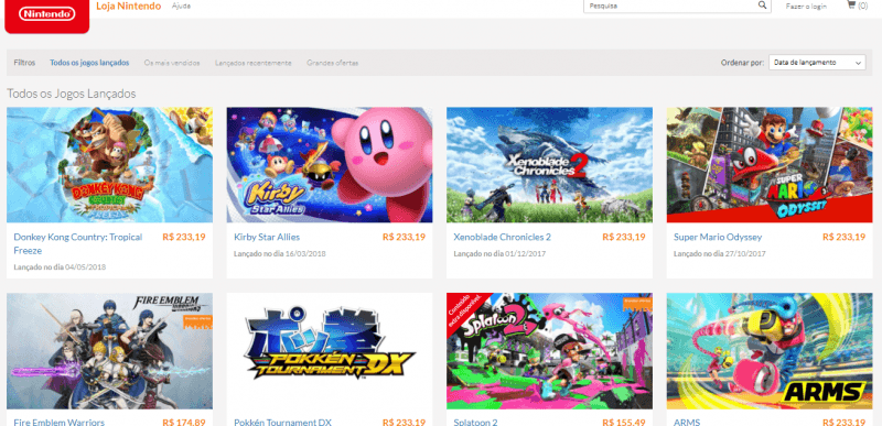 Nintendo Brasil Games