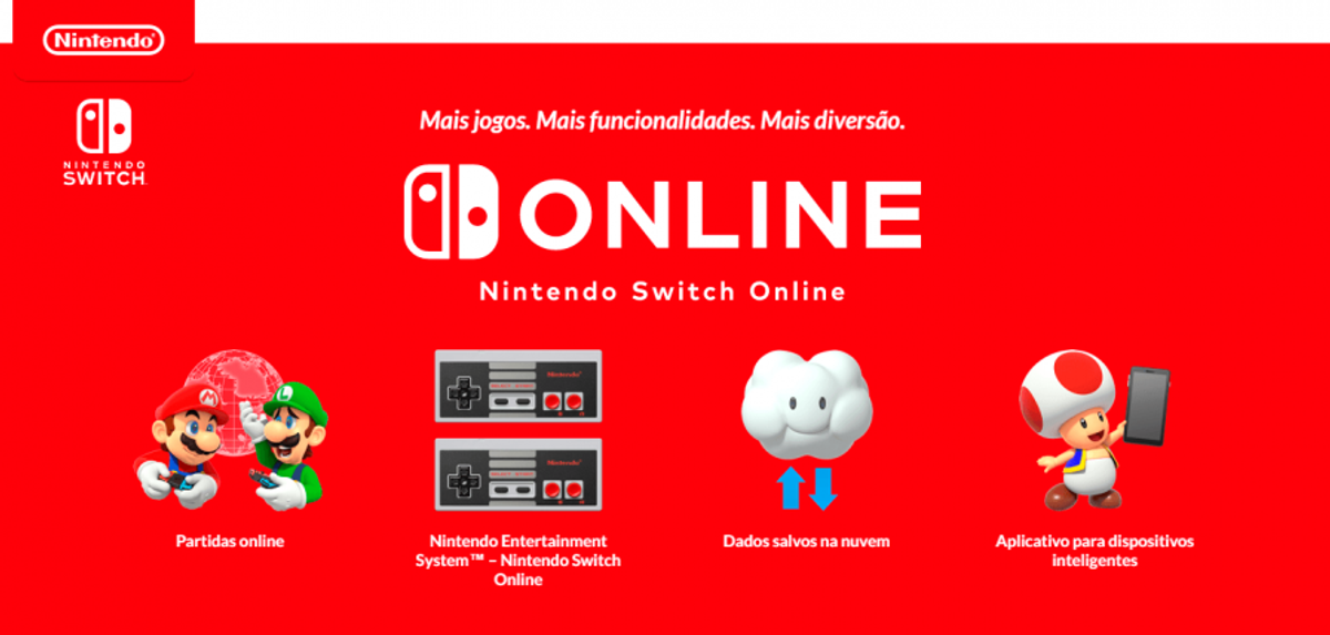Como funciona o Nintendo Switch Online