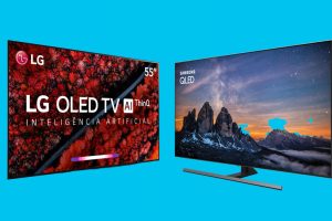 Samsung Q80 vs LG C9: qual a melhor TV 4K topo de linha?