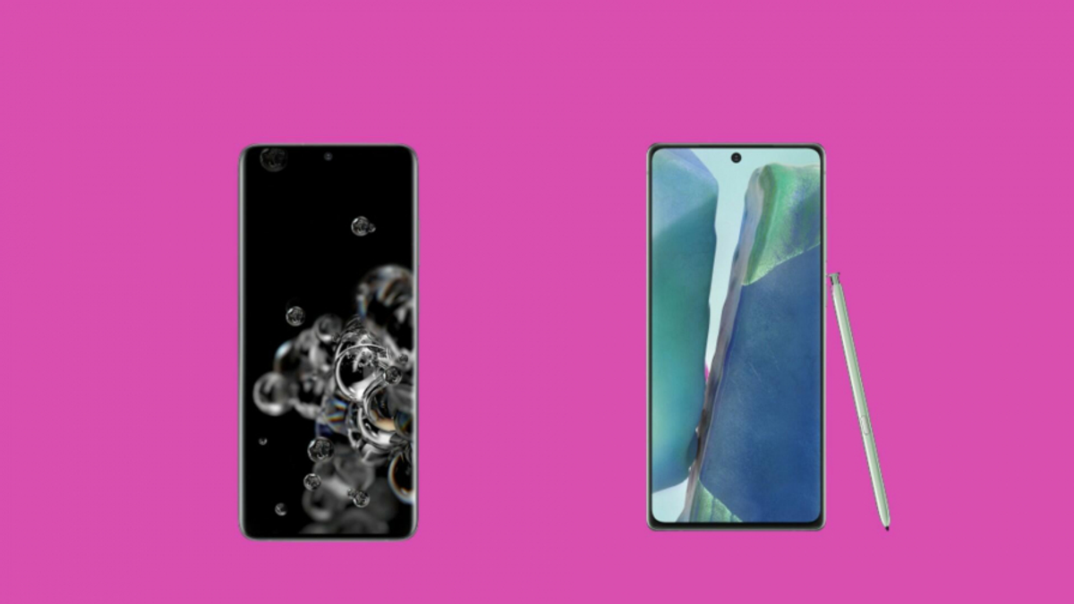 Galaxy S20 vs Galaxy Note 20: confira as semelhanças e diferenças entre dois aparelhos