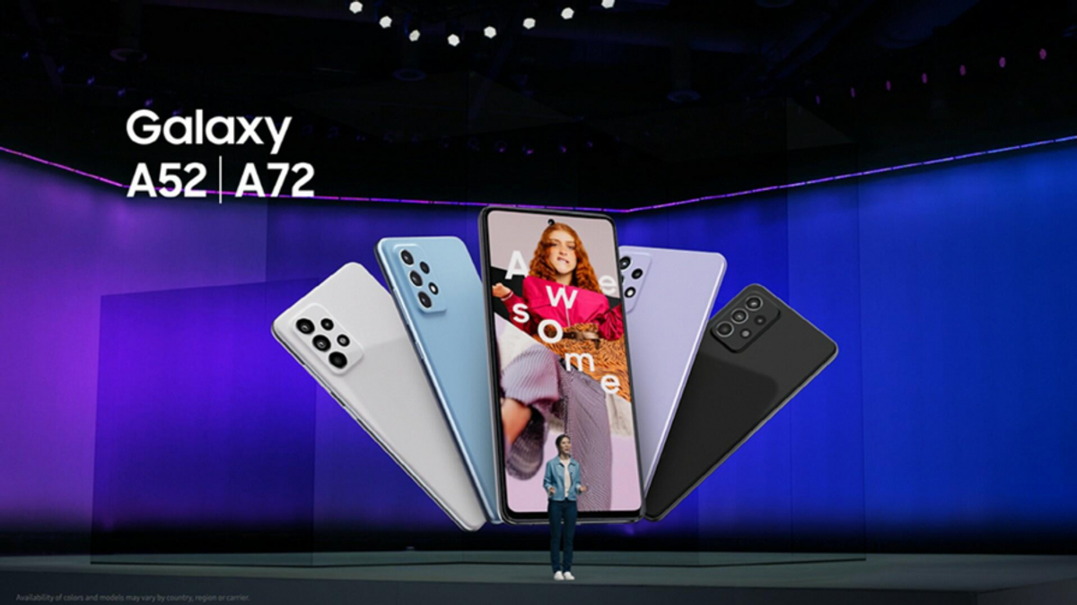 Samsung lança Galaxy A52, A52 5G e Galaxy A72 com câmeras de 64 MP e tela de até 120 Hz