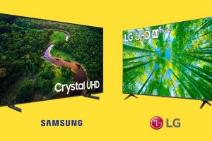 Capa do artigo LG UQ8050 vs Samsung CU8000: qual melhor TV 4K de entrada para 2023?
