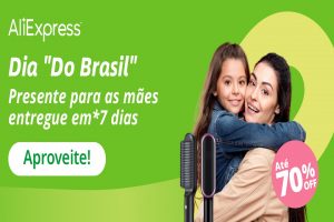 Capa do artigo Semana do Brasil no Aliexpress com até 80% OFF e frete grátis para todo o país