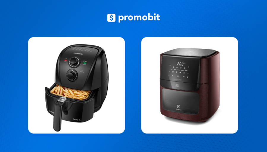 Capa do artigo Air fryer na Black Friday 2026: tamanho certo, marcas e preço que vale a pena