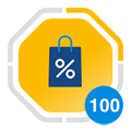 Medalha Postou 100 ofertas