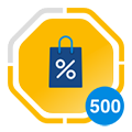 Medalha Postou 500 ofertas