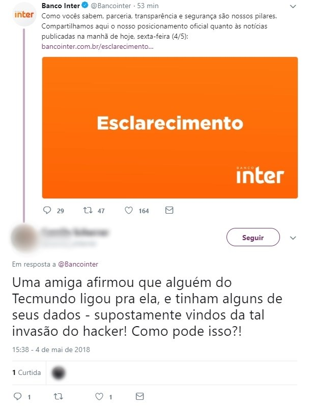 Entenda o caso do vazamento do Banco Inter