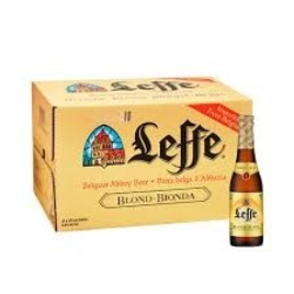 Imagem da oferta Cerveja Leffe Blonde 330ml (Total 24 unidades)